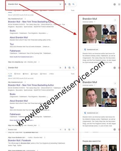 author buy google knowledge panel